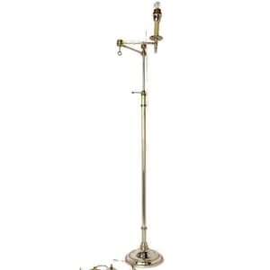 Floor Reading Lamp Maison Bagues France SIlver plated Pine Apple Adjustable