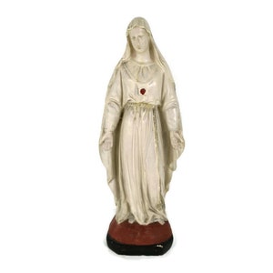 Notre Dame de Pellevoisin France Vierge Marie Statue Figurine Collector HTF