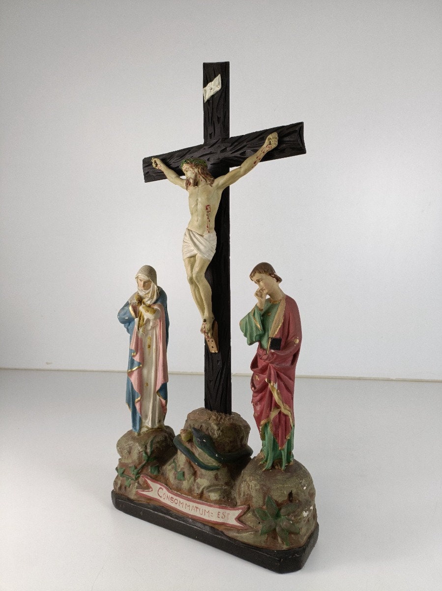 Calvary Crucifix Christ Crucifixion Mary Magdalene St John