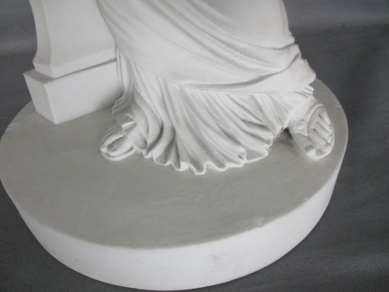 Large French Antique 1900 Bisque Statue Virgin Mary Our Lady Infant ...