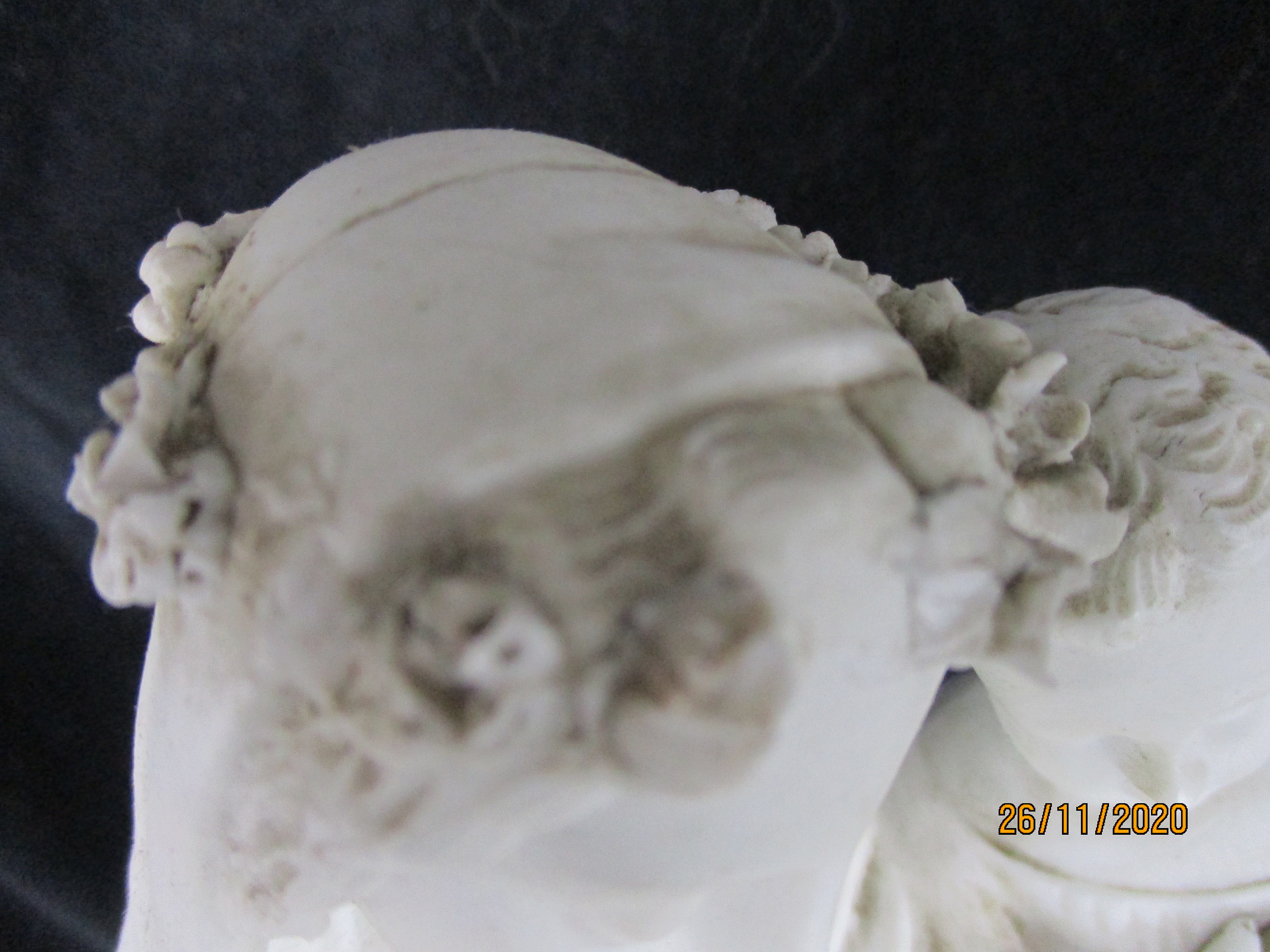 Large French Antique 1900 Bisque Statue Virgin Mary Our Lady Madonna ...