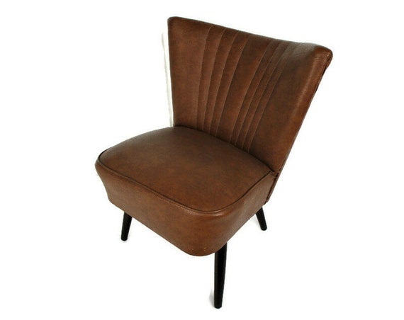 opgroeien comfortabel Snooze Vintage Cocktail Lounge Club Chair Fauteuil Retro Rockabilly - Etsy