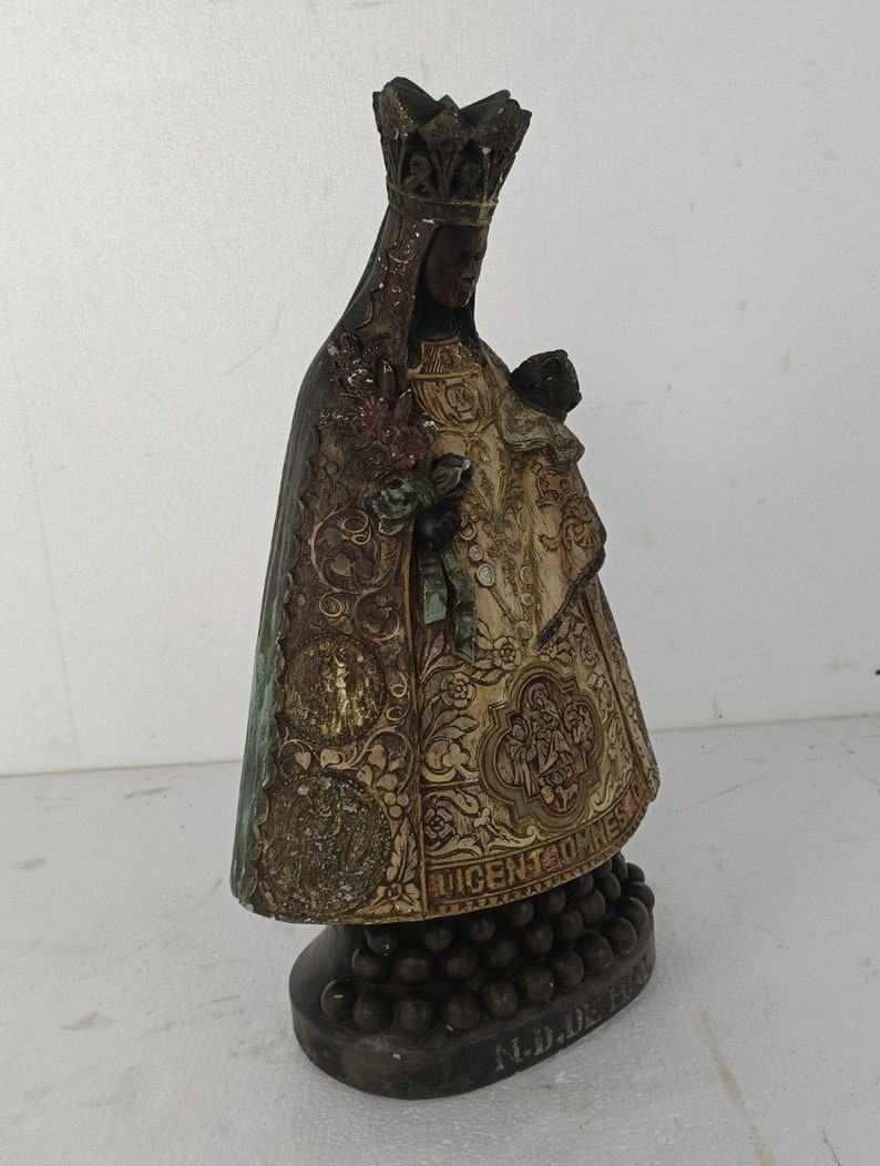 XL Impressive Black Madonna De Hal Halle Virgin Mary Statue Figurine ...