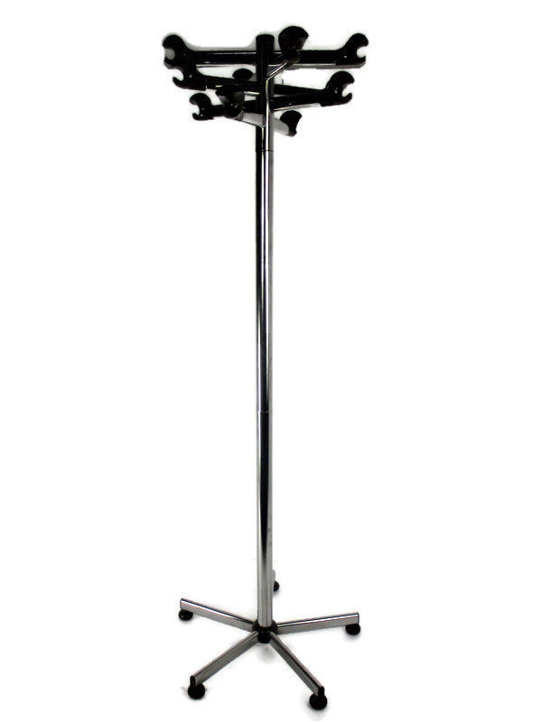 Vintage Design Hall Tree Coat Hat Rack Stand Atomic Mid Century Modern ...