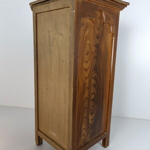 Large Filing Standing Cabinet Palissander Look Wood Gothic Style Antique Gorgeous image 7