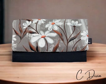 Large Daisy Wallet | 16 card spaces | Purse | Perfect gift for her