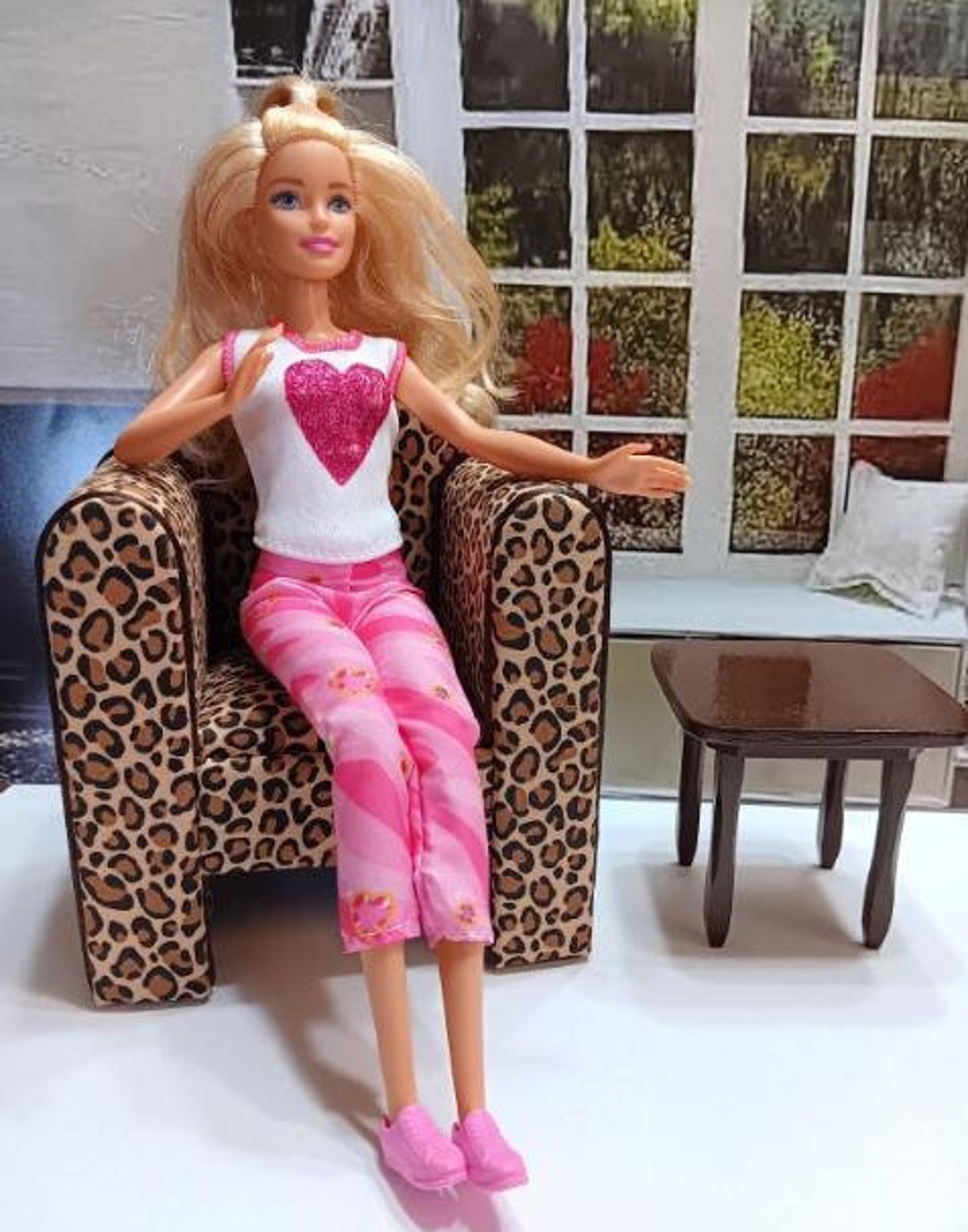 Barbie Sized Chair Furniture Set Etsy