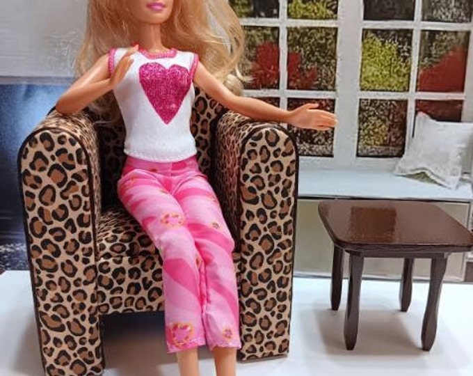 Barbie Sized Chair Furniture Set Etsy