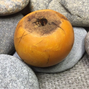 Old Butterscotch  Amber Bead, Moroccan Copal Resin Bead, North African Jewelry, collectable bead, jewelry supplies, phenolic resin beads