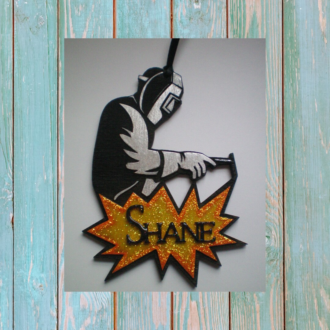 Welder Personalized Christmas Ornament, Gift for Welder, Welding, Metal ...