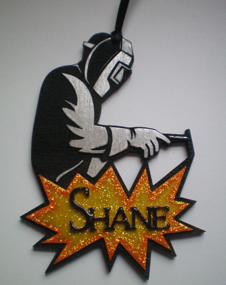 Welder Personalized Christmas Ornament Gift for welder Etsy