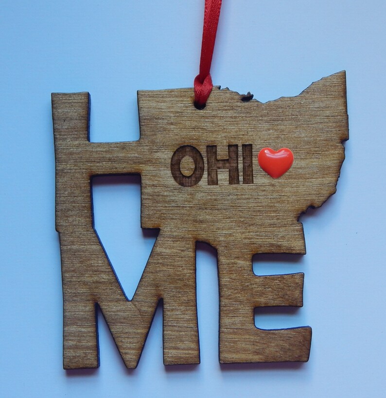 tree decoration Ohio HOME Personalized Christmas Ornament
