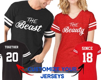 his and hers baseball jerseys