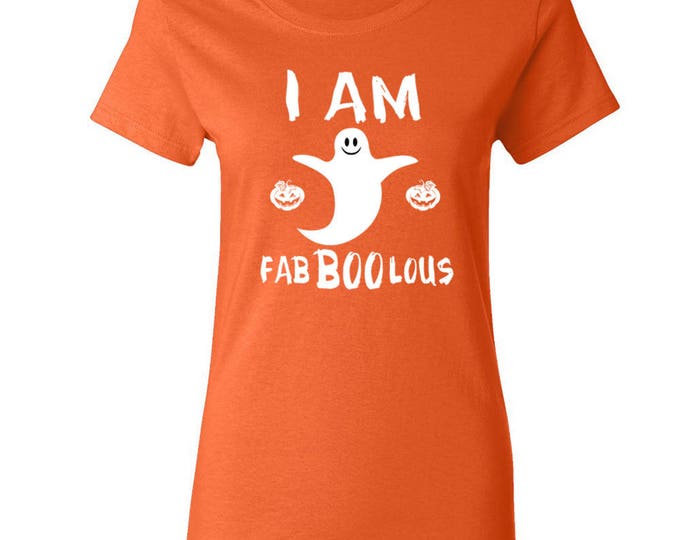 I Am Fabulous LADY TSHIRT I Am Fabboolous Halloween Costume Tee Shirt Boo Tee