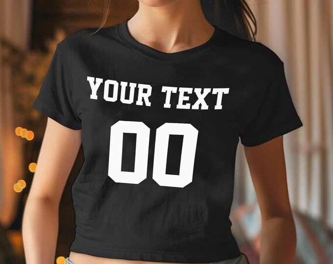 Custom Baby Tee for Women Youth | Personalized Short Sleeve Shirt | Trendy and Comfy Tee | Perfect Gift for Her | Casual Fashion Jersey Tee