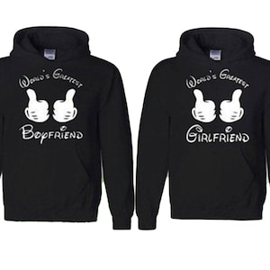 Sudadera con capucha para pareja El mejor novio del mundo La mejor novia del mundo Sudaderas a juego Sudadera con capucha para pareja Love Fast Prior ---- NEGRO-NEGRO