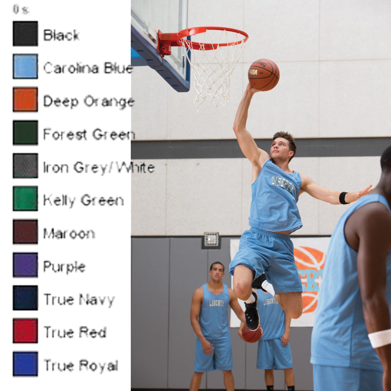 Mens Classic Basketball Tank Top  Breathable Embroidered Design