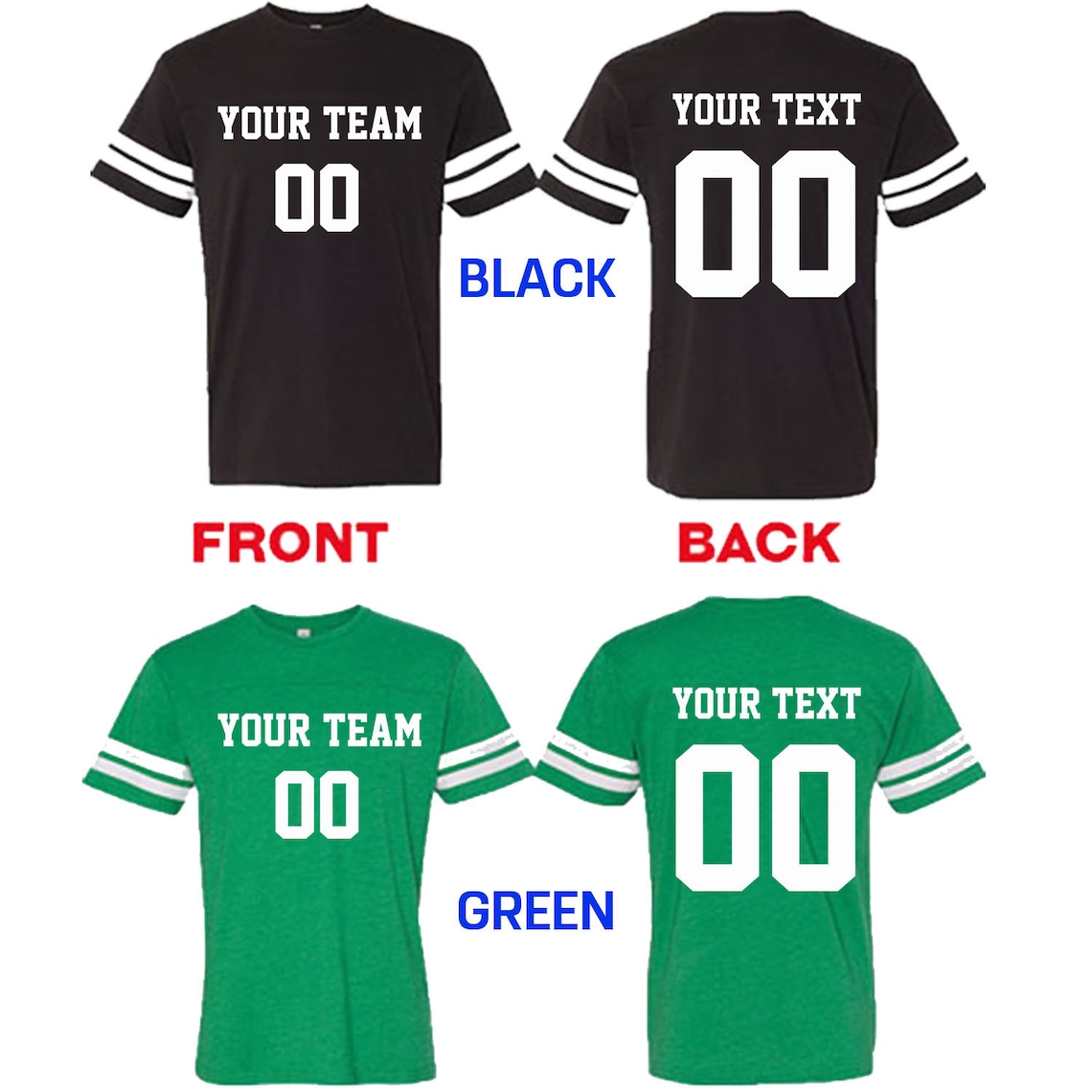 Customized Football Shirt Personalized Football Jersey Adult Etsy