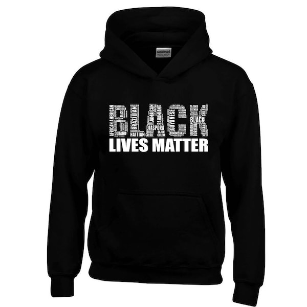 Black Lives Matter HOODIE SWEATSHIRT Vintage Letters Hoodie Sweatshirt Christmas BLM Sweater