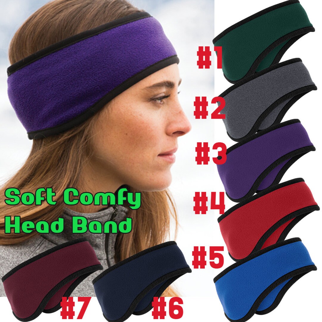 Fleece Headband Earmuffs Ear Warmer Unisex for Women for Men Etsy