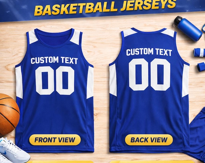 Personalized Track Tank Top, Custom Name & Number Front Back, Eco Friendly Recycled Polyester Athletic Tank, Moisture Wicking Team Shirt 446