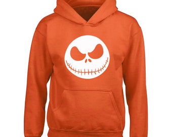 Jack Skellington Hoodie: Funny Halloween Hooded Sweatshirt