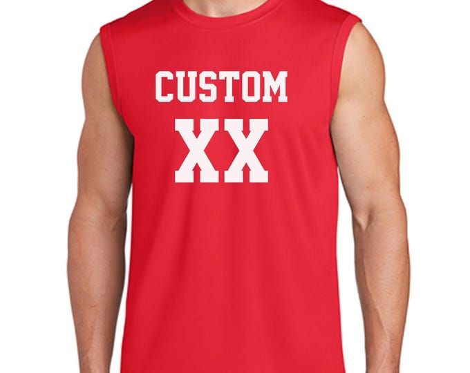 Customizable Sleeveless Basketball Jersey Street Basketball Add Text Number Jersey Team Jersey Tank Top Sleeveless Name Number Jersey