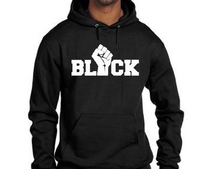 Black Power PUNCH HOODIE SWEATSHIRT Civil Rights Hoodie Sweatshirt