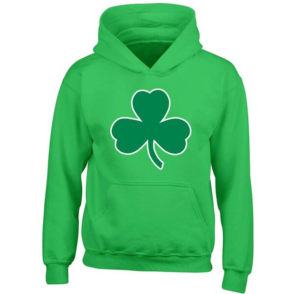 Big IRISH CLOVER St. Patrick's Day Unisex HOODIE Irish Party Shamrock Irish Beer Party