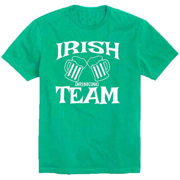 IRISH Drinking TEAM St. Patrick's Day Man TSHIRT Irish Party Shamrock Irish Beer Party