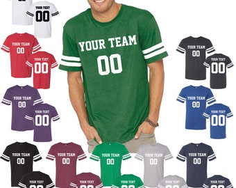 Customized Football Shirt Personalized Football Jersey Adult Mens Team Jersey Sport Custom Team Name and Number Own Jersey Super Bowl Jersey