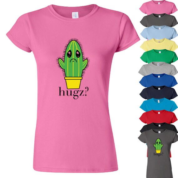 Lustiges Kaktus Umarmung T-Shirt - Frauen Gildan Cotton Tee - Etsy Schweiz