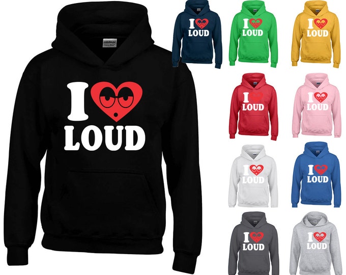 I Love Loud HOODIE Sweatshirt Funny Party Filling Blunt Weed Hip Hop Hoodie Sweatshirt