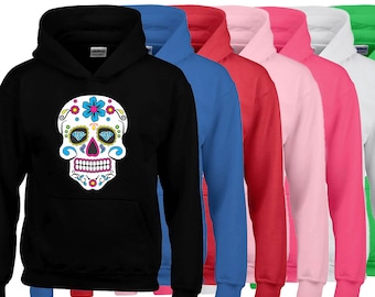 サブカルチャー　subculture DAYTONA SKULL HOODIE Motorcycle Eyes Sugar Skull Hoodie