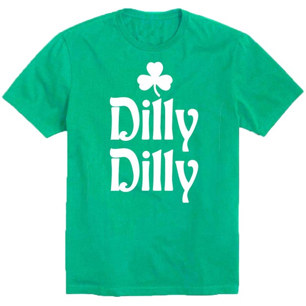 Dilly Dilly CLOVER St. Patrick's Day Man TSHIRT Irish Party Shamrock Irish Beer Party