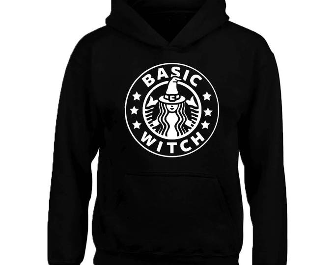 Basic Witch Unisex HOODIE Halloween Design Funny Boo Sweatshirt Hoodie