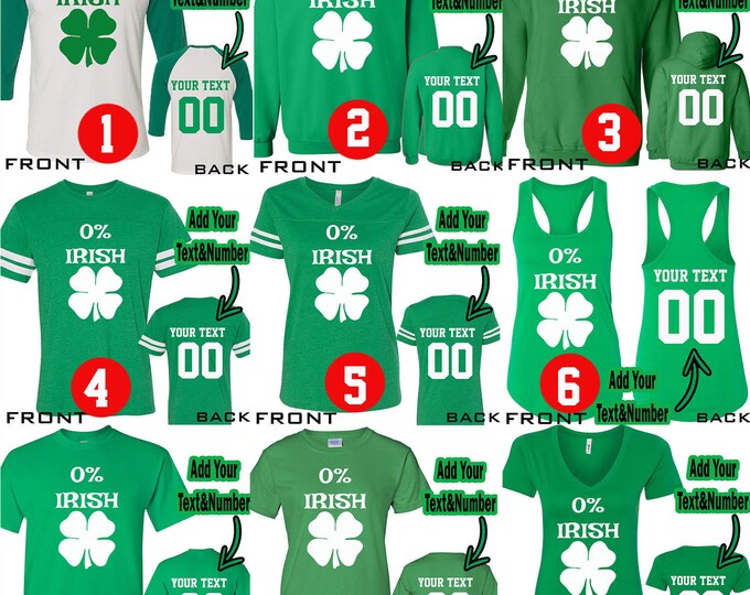 0% IRISH St Patrick's Day Tees Beer Drinking Party Clover Shamrock St Pattys Shirt
