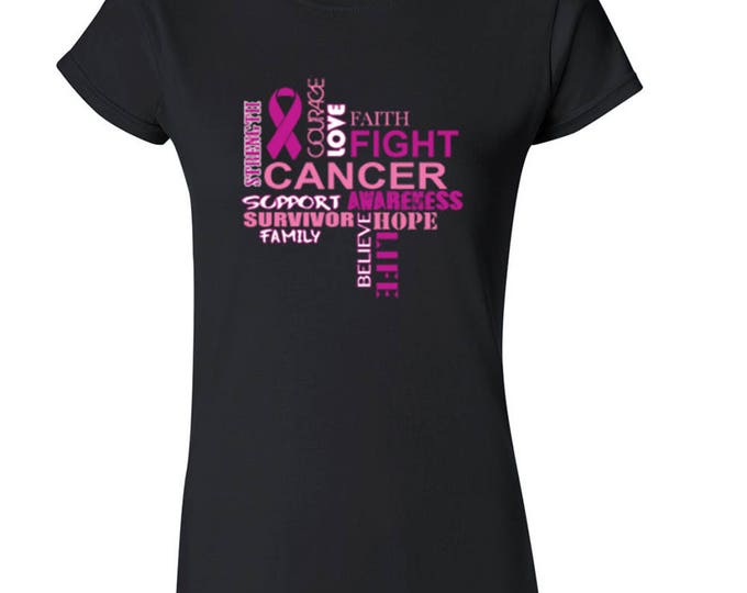 Breast Cancer Support Women's T-Shirt Breast Cancer Awareness Shirts Wear Pink Tshirt