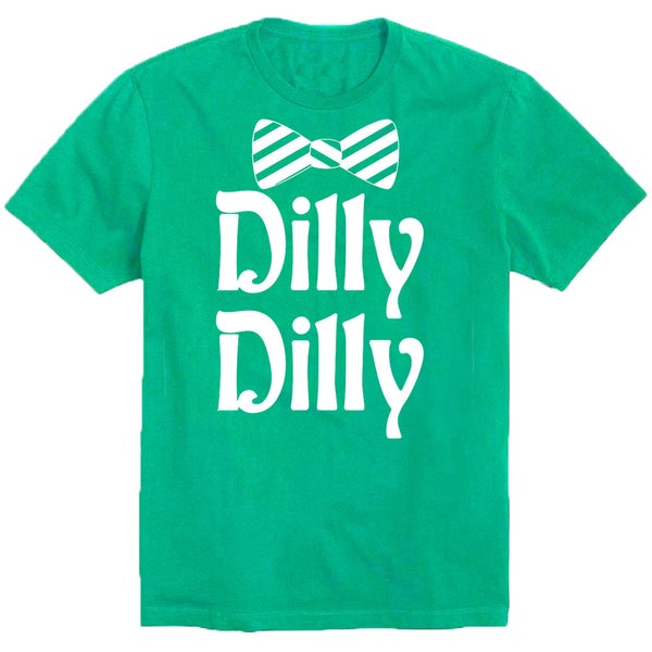 Dilly Dilly BOW TIE St. Patrick's Day Man TSHIRT Irish Party Shamrock Irish Beer Party