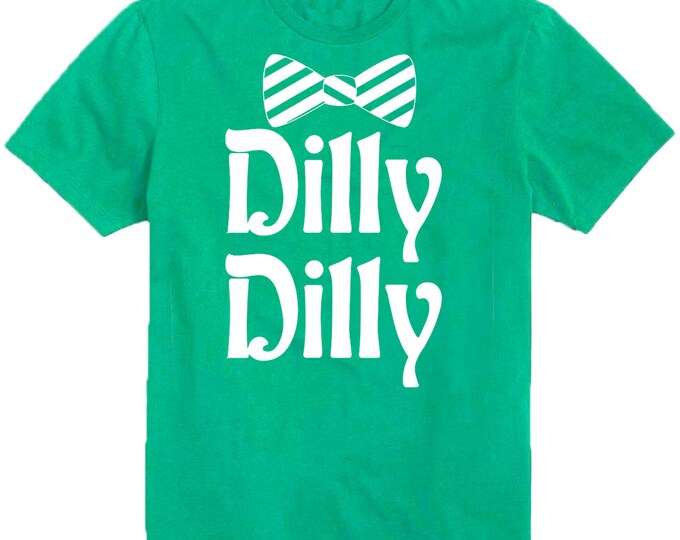 Dilly Dilly BOW TIE St. Patrick's Day Man TSHIRT Irish Party Shamrock Irish Beer Party