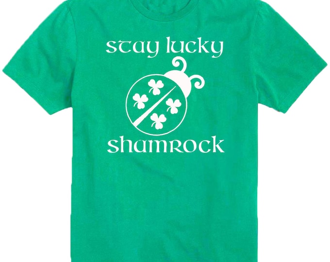 ST Patrick's Day T SHIRT Saint Pattys Tee & Irish Outfits St. Patrick's LADYBUG Tshirt
