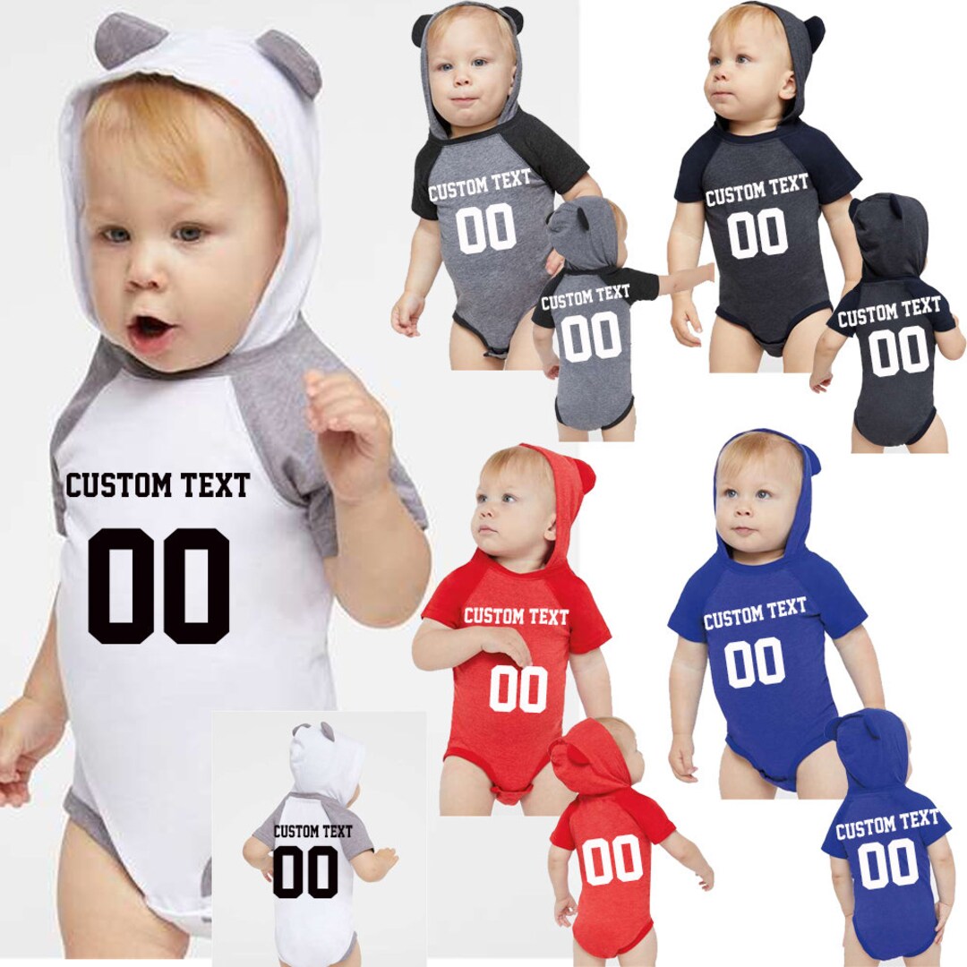 NEW Customized Newborn Football Jersey Personalized Infant Jersey