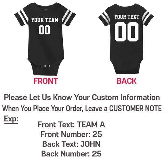 custom newborn football jerseys