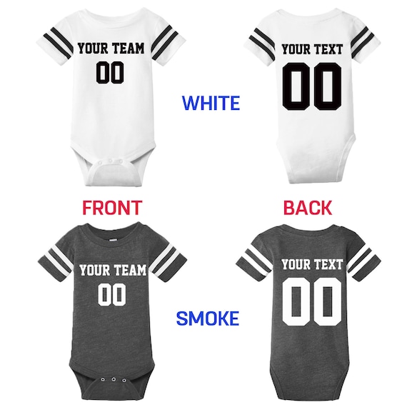 custom newborn football jerseys