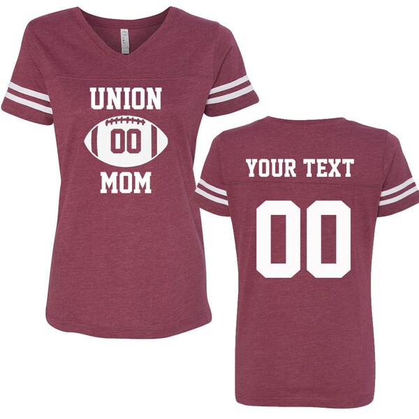 Custom Mother's Day Jersey Shirt: Personalized Football Mom Tee