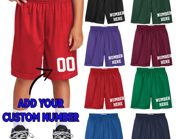 Customized Basketball SHORT Youth and Adult Basketball Short Personalized Team Shirt Custom Jersey Short Custom Number Mesh Short