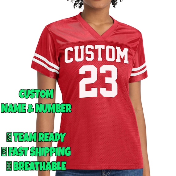 Custom Football Jersey Personalized Name & Number, Game Day Shirt