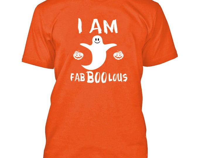 I Am Fabulous MAN TSHIRT I Am Fabboolous Halloween Costume Tee Shirt Boo Tee