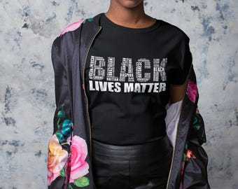 Black Lives Matter Cotton T-Shirt: Social Justice Tee