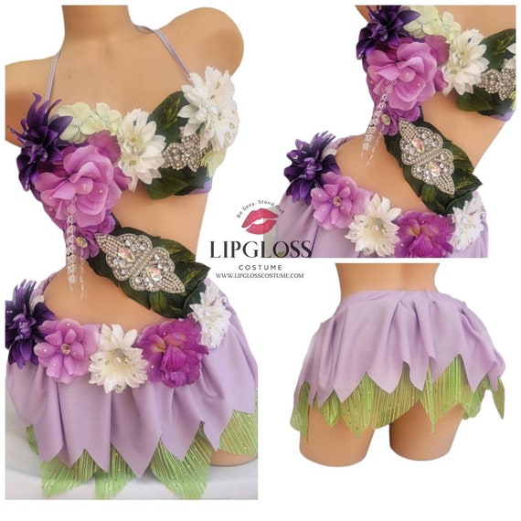 green emerald velvet dress Sexy Woodland Fairy Adult Costume main image 0